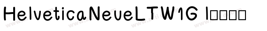 HelveticaNeueLTW1G l字体转换